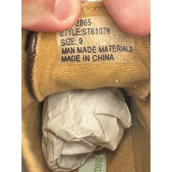 Baby Deer Unisex Kids' NEW Toddler Duck Boots Brown/Blue US Size 9 Medium NIB - Picture 10 of 10